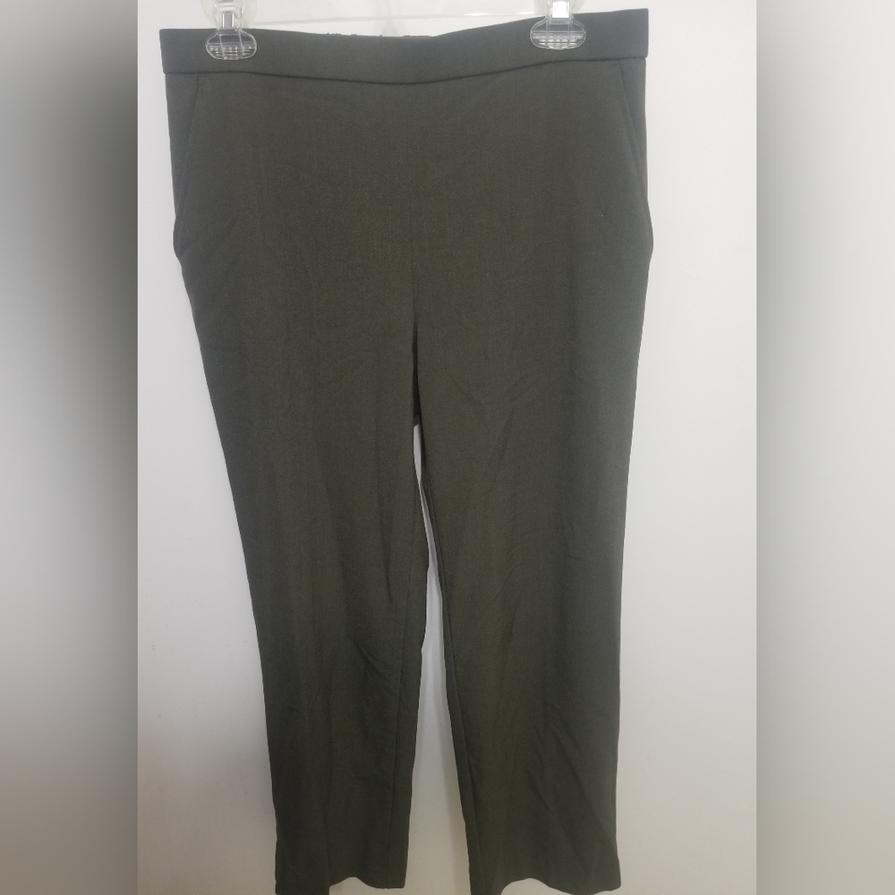 EUC green Kim Rogers pull-on pants - Picture 1 of 5